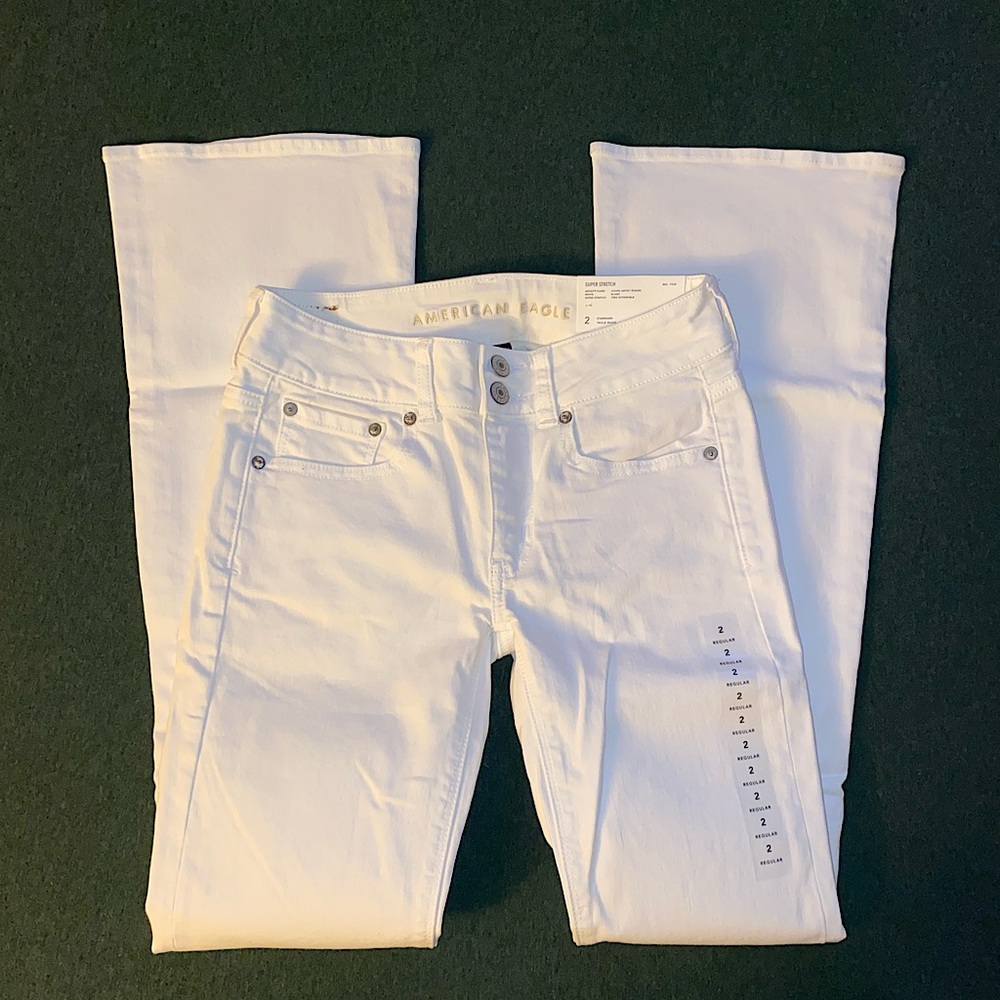🤩 AE ARTIST® FLARE JEAN | White | 2 Regular